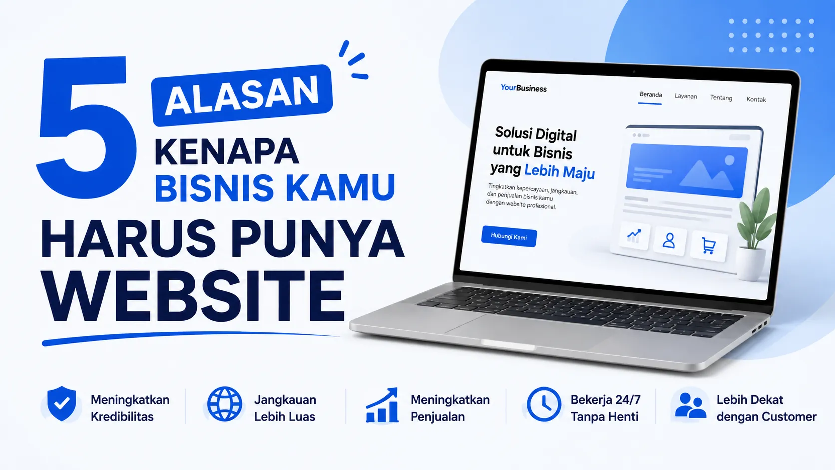5 Alasan Kenapa Bisnis Kamu Harus Punya Website